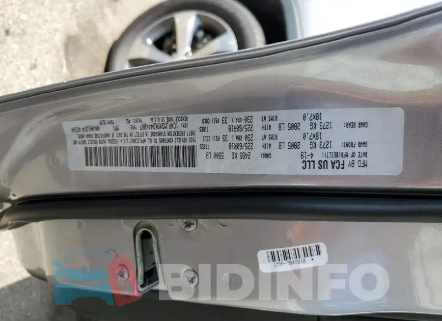 1C4PJMDX9KD444807 Photo# 10