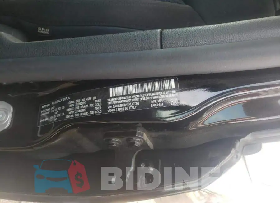 ZACNJBBB1LPL47099 Photo# 10