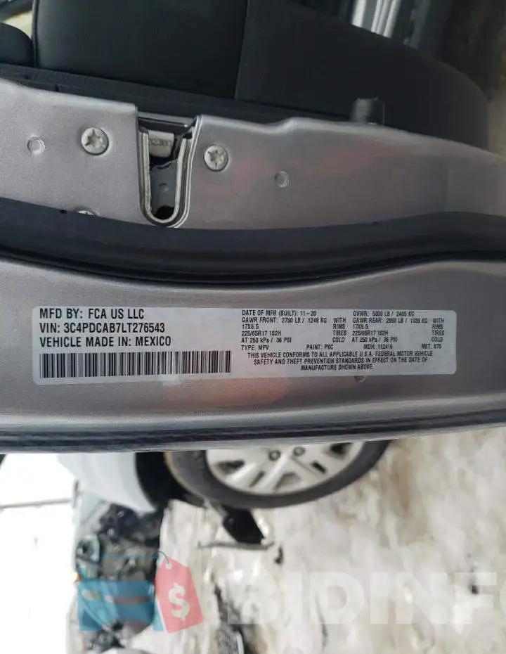 3C4PDCAB7LT276543 Photo# 10