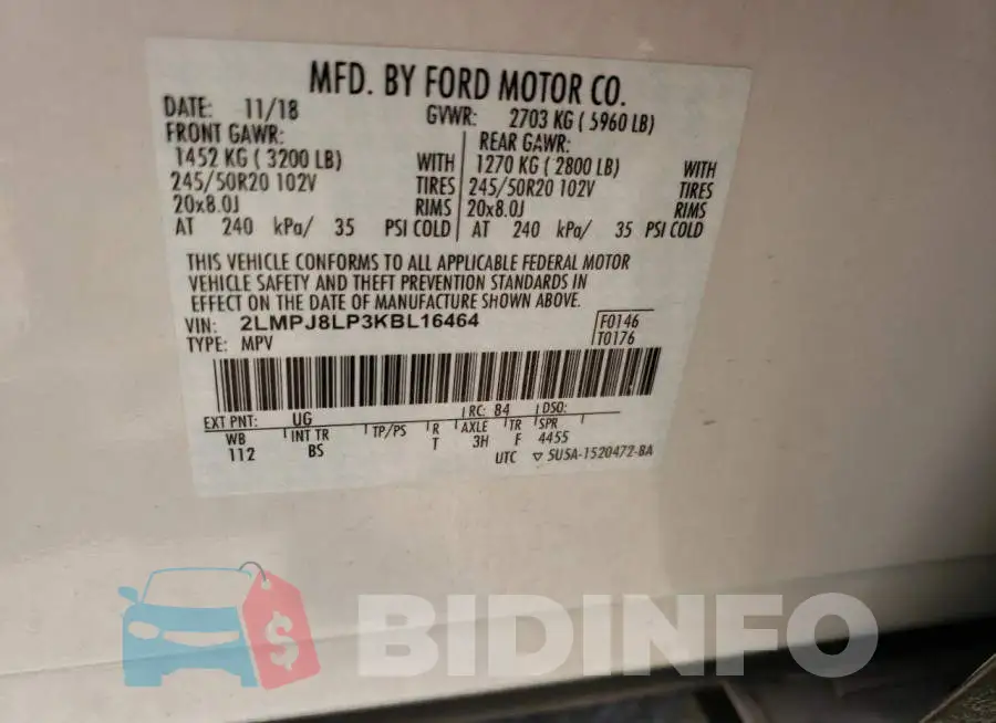 2LMPJ8LP3KBL16464 Photo# 10