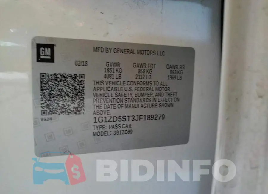 1G1ZD5ST3JF189279 Photo# 10
