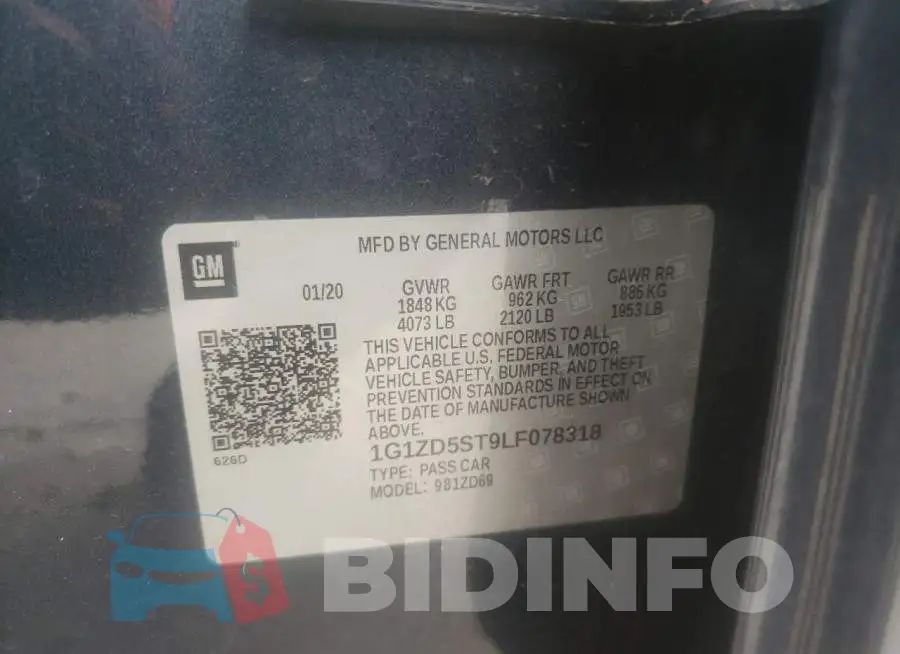 1G1ZD5ST9LF078318 Photo# 10