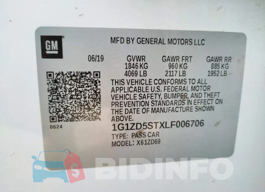 1G1ZD5STXLF006706 Photo# 10