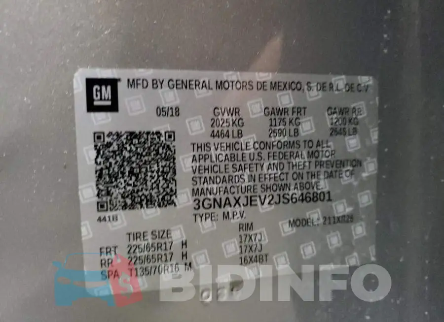 3GNAXJEV2JS646801 Photo# 10