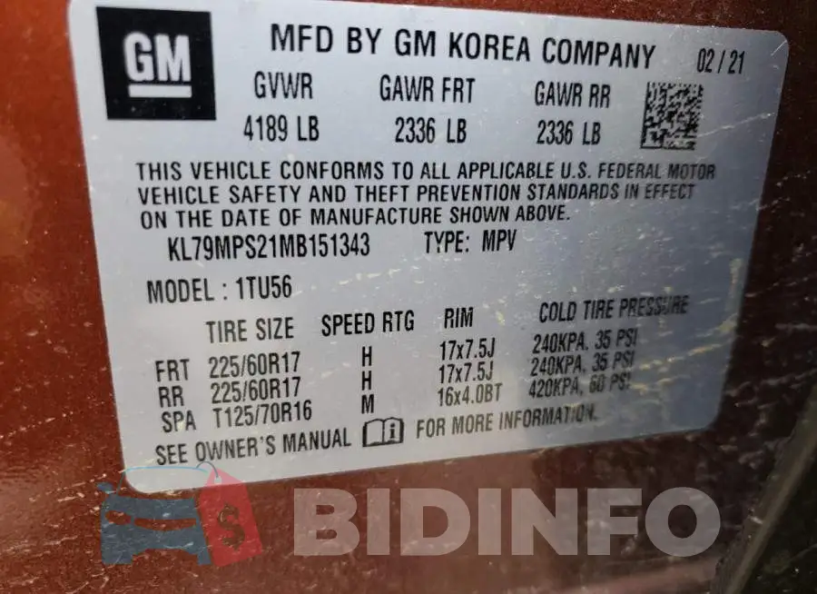 KL79MPS21MB151343 Photo# 10