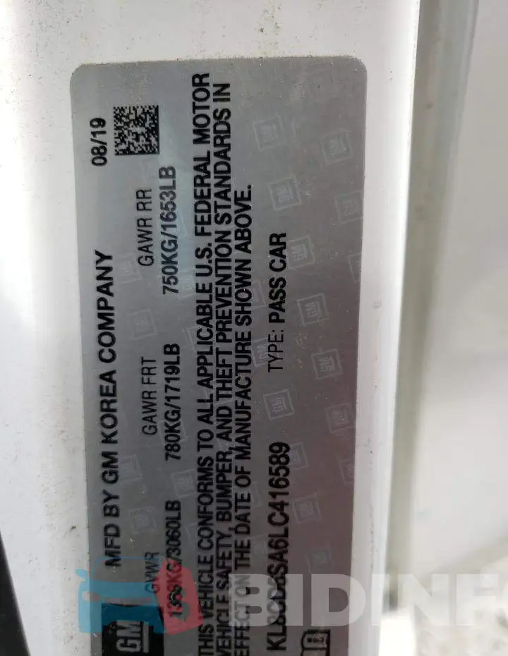 KL8CD6SA6LC416589 Photo# 10