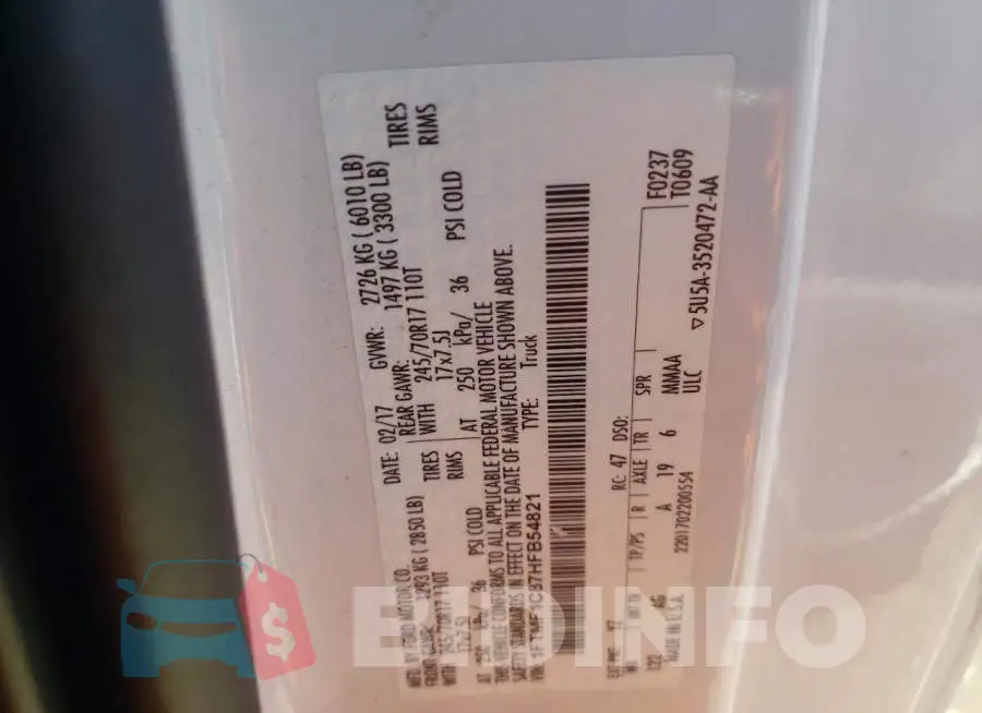 1FTMF1C87HFB54821 Photo# 10