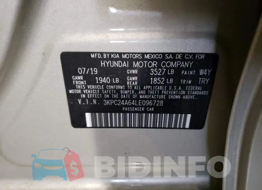 3KPC24A64LE096728 Photo# 10