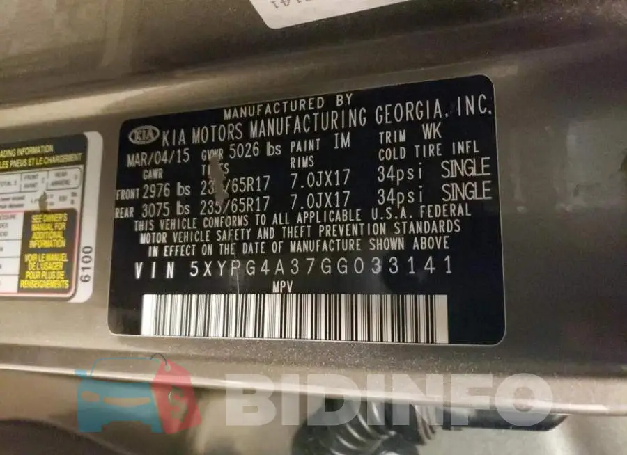 5XYPG4A37GG033141 Photo# 10