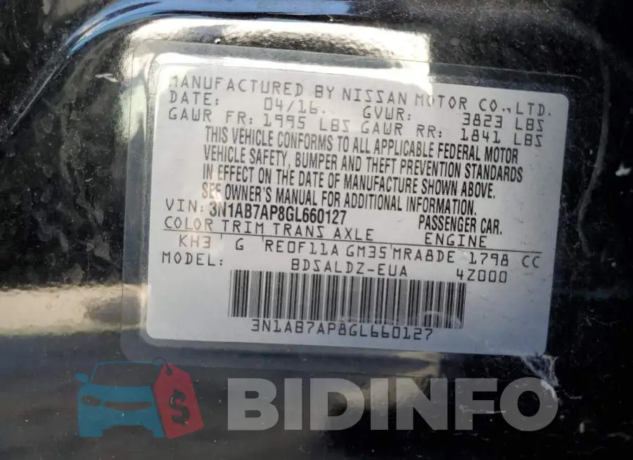 3N1AB7AP8GL660127 Photo# 10