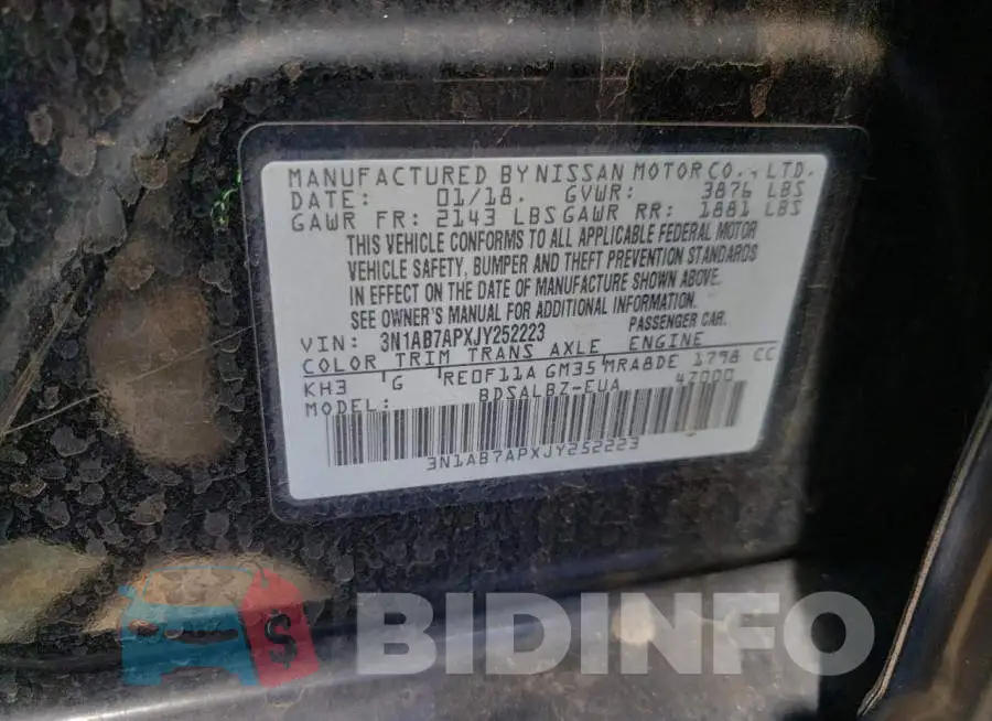 3N1AB7APXJY252223 Photo# 10