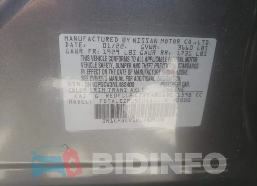 3N1CP5CV3NL482408 Photo# 10