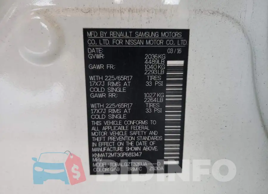 KNMAT2MT3GP681347 Photo# 10