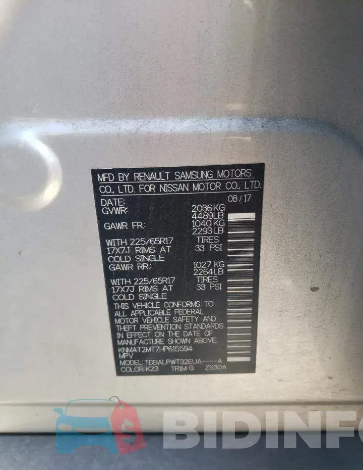 KNMAT2MT7HP615594 Photo# 10