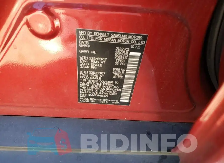 KNMAT2MV3GP615379 Photo# 10