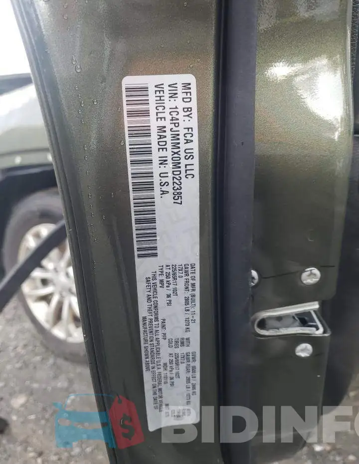 1C4PJMMX0MD223857 Photo# 10