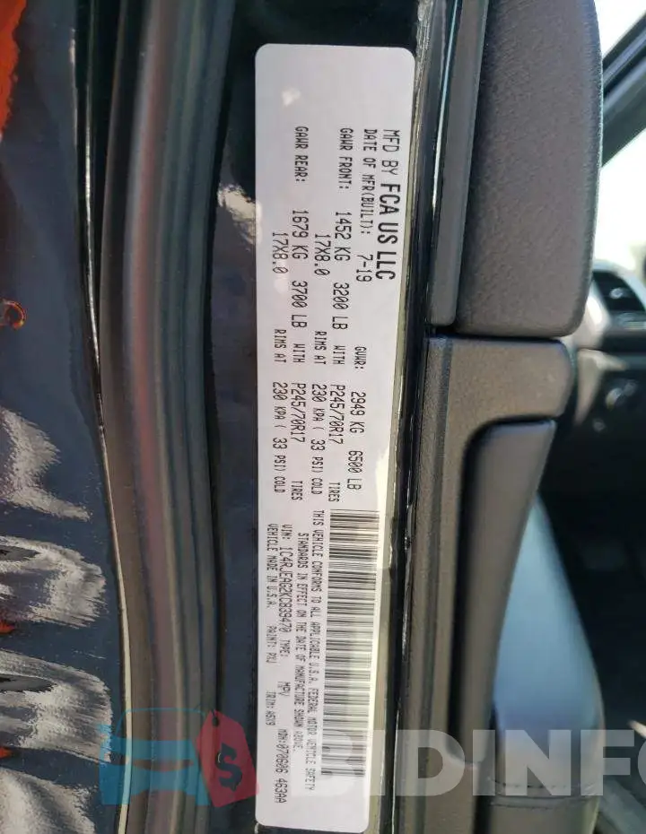 1C4RJEAG2KC839470 Photo# 10