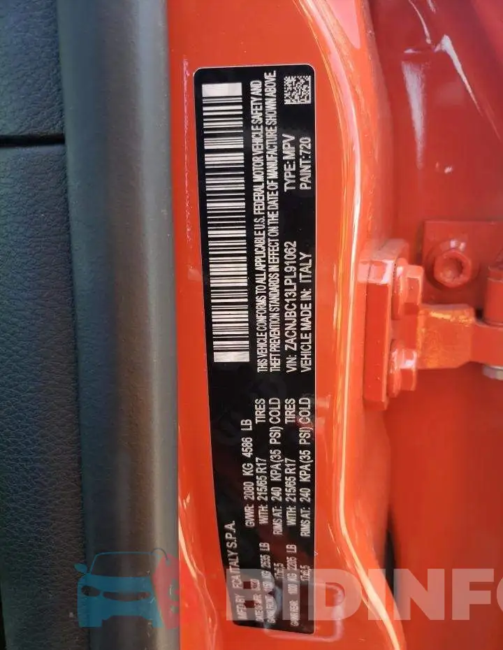 ZACNJBC13LPL91062 Photo# 10
