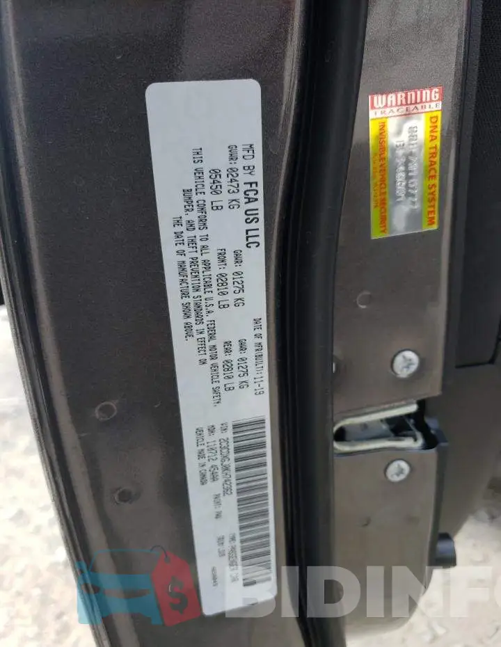 2C3CDXGJ0KH742362 Photo# 10