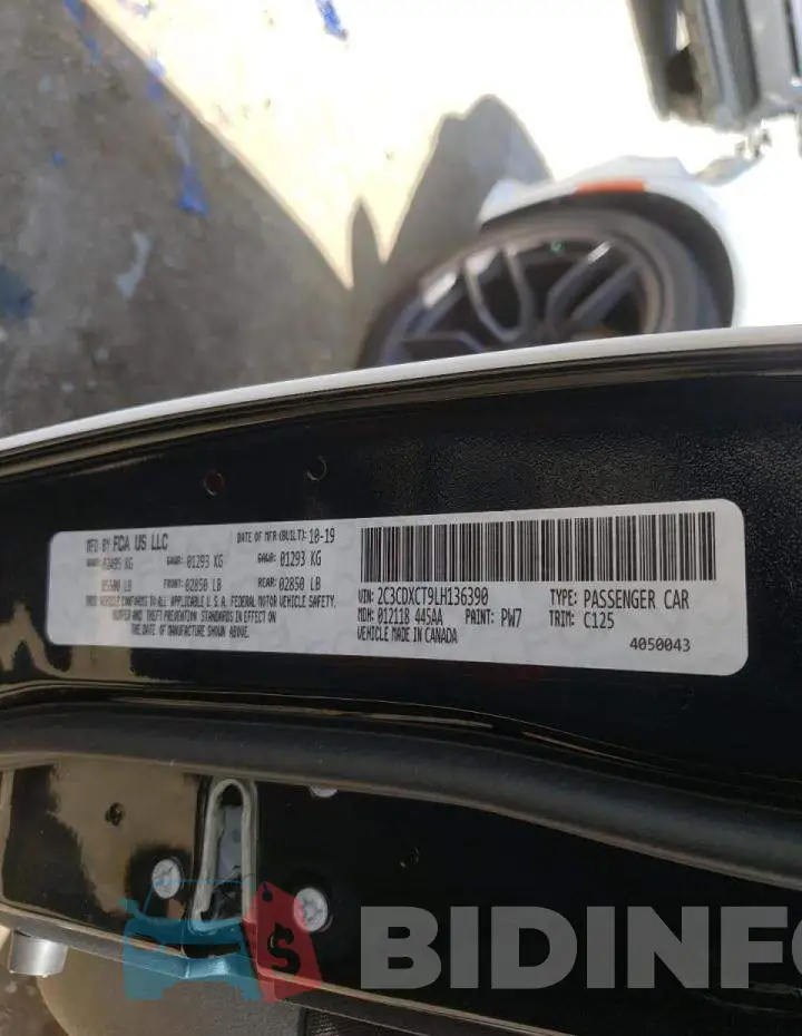2C3CDXGJ1LH207851 Photo# 10