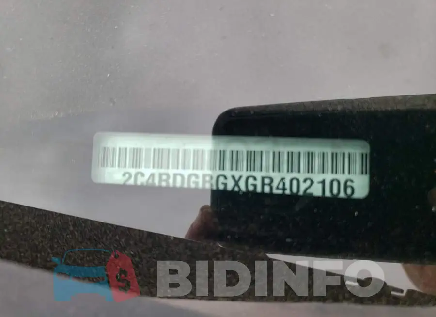 2C4RDGBGXGR402106 Photo# 10