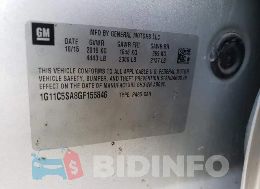 1G11C5SA8GF155846 Photo# 10