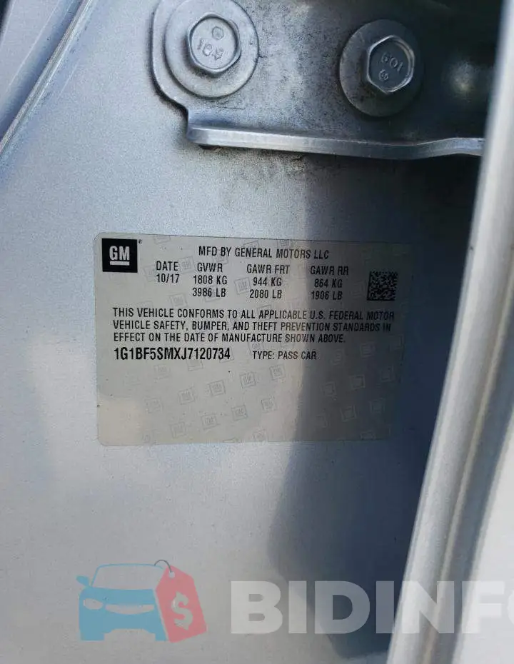 1G1BF5SMXJ7120734 Photo# 10