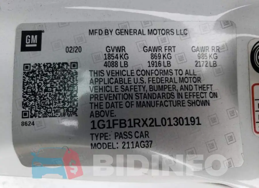 1G1FB1RX2L0130191 Photo# 10