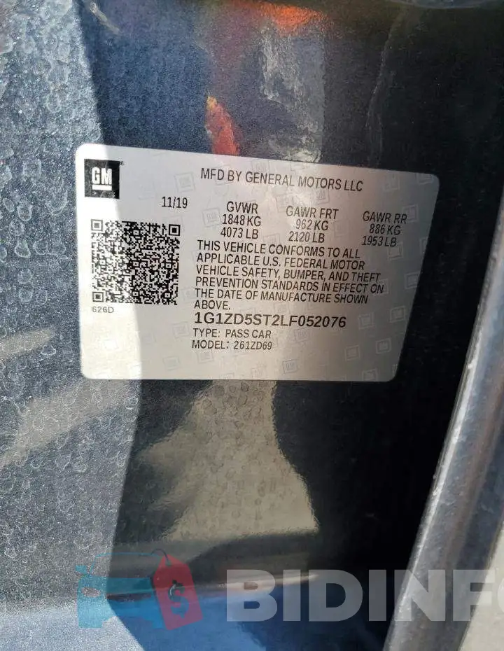 1G1ZD5ST2LF052076 Photo# 10