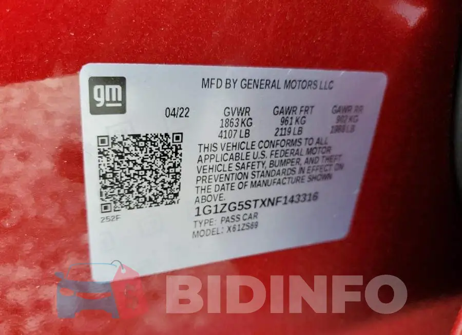 1G1ZG5STXNF143316 Photo# 10