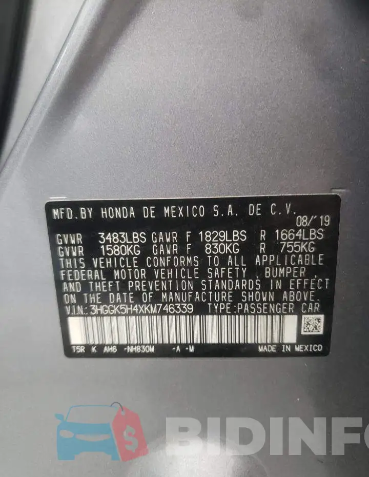 3HGGK5H4XKM746339 Photo# 10