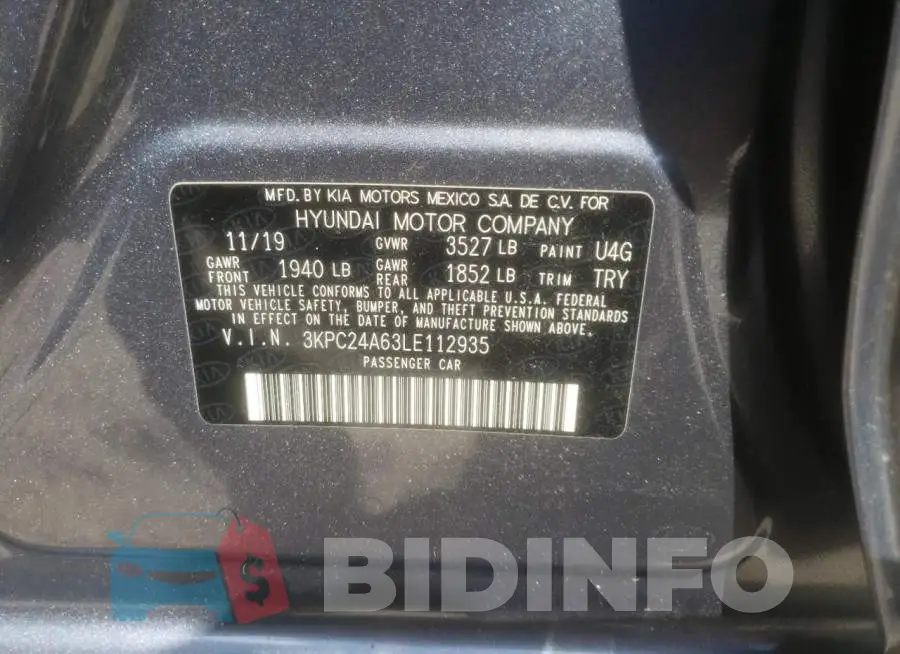 3KPC24A63LE112935 Photo# 10
