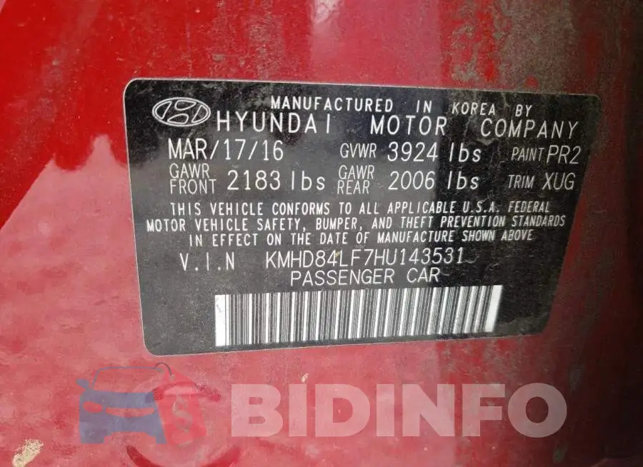 KMHD84LF7HU143531 Photo# 10