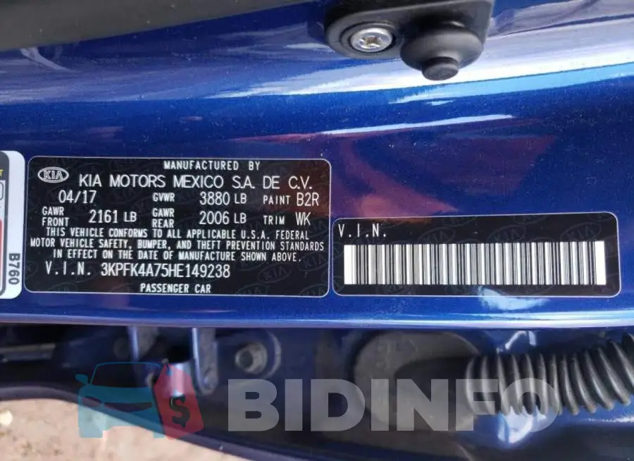 3KPFK4A75HE149238 Photo# 10