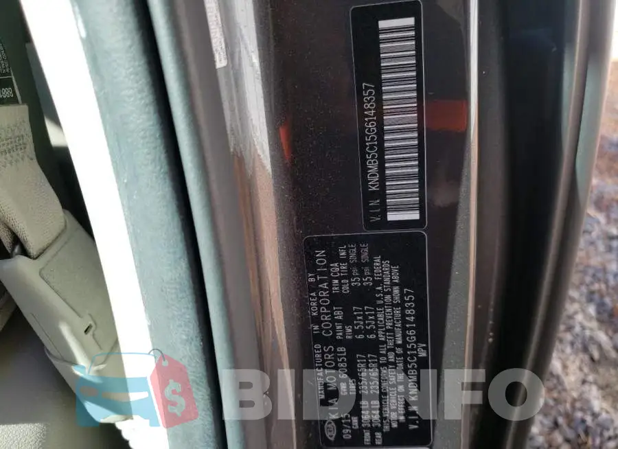 KNDMB5C15G6148357 Photo# 10