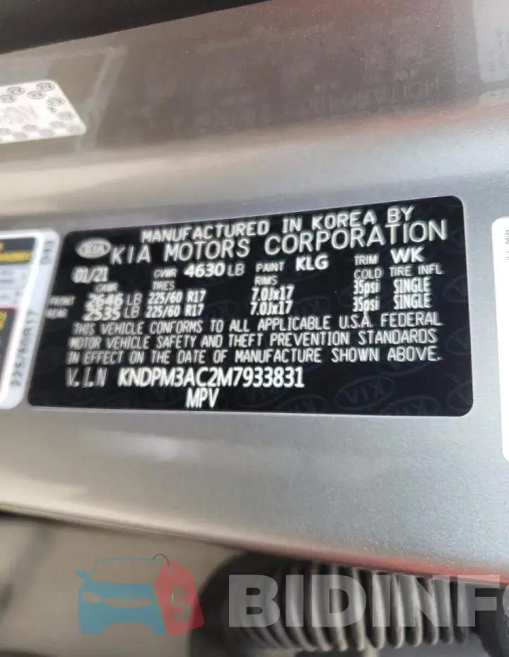 KNDPM3AC2M7933831 Photo# 10