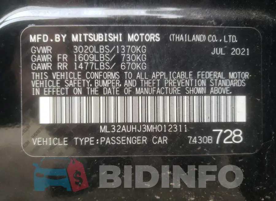 ML32AUHJ3MH012311 Photo# 10