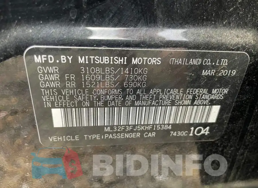 ML32F3FJ5KHF15384 Photo# 10
