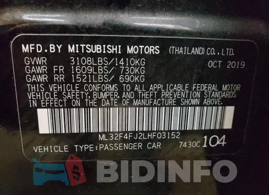 ML32F4FJ2LHF03152 Photo# 10