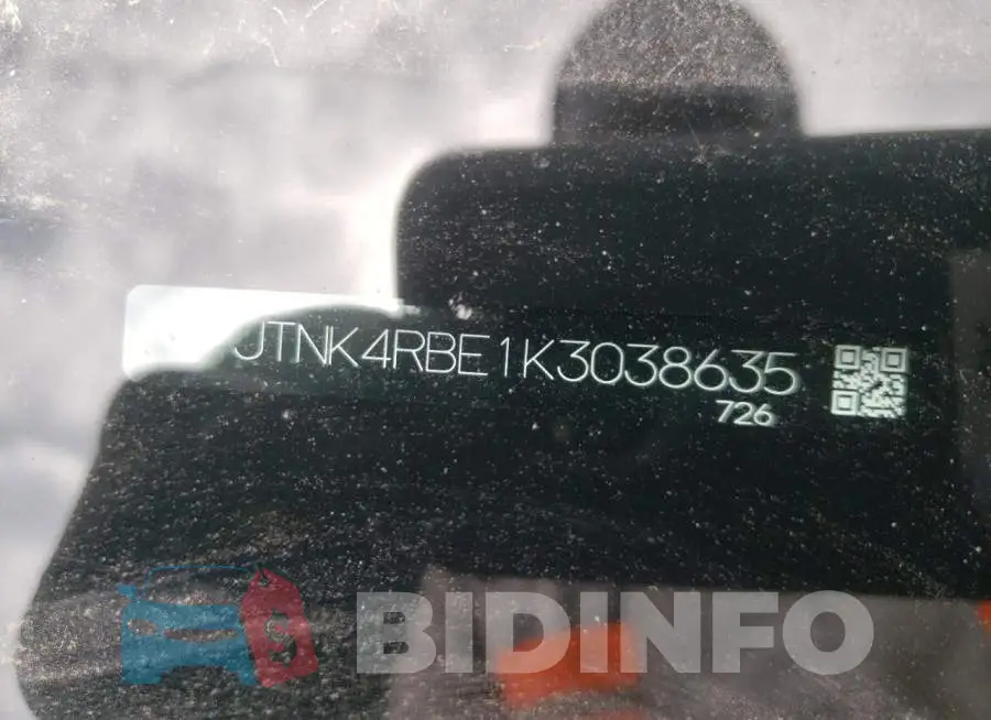JTNK4RBE1K3038635 Photo# 10