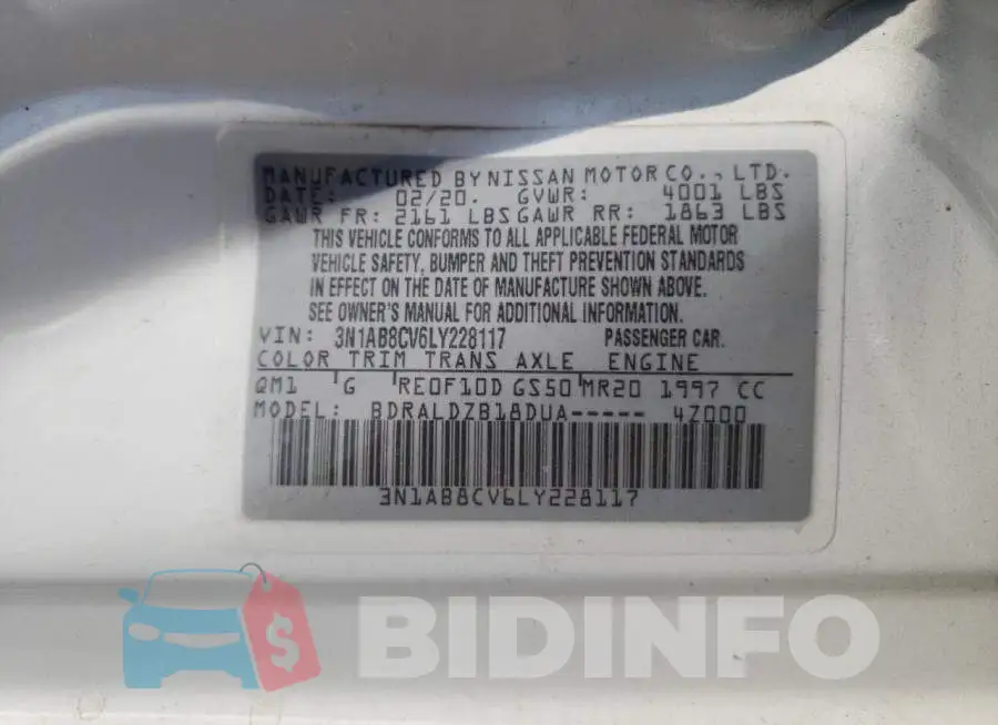 3N1AB8CV6LY228117 Photo# 10
