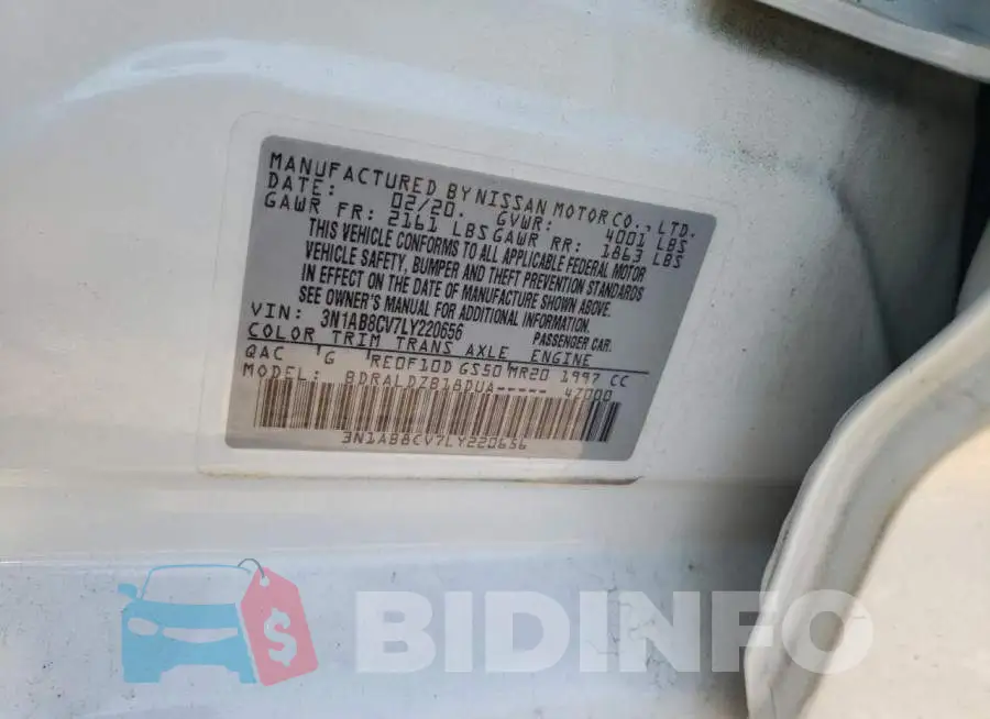3N1AB8CV7LY220656 Photo# 10