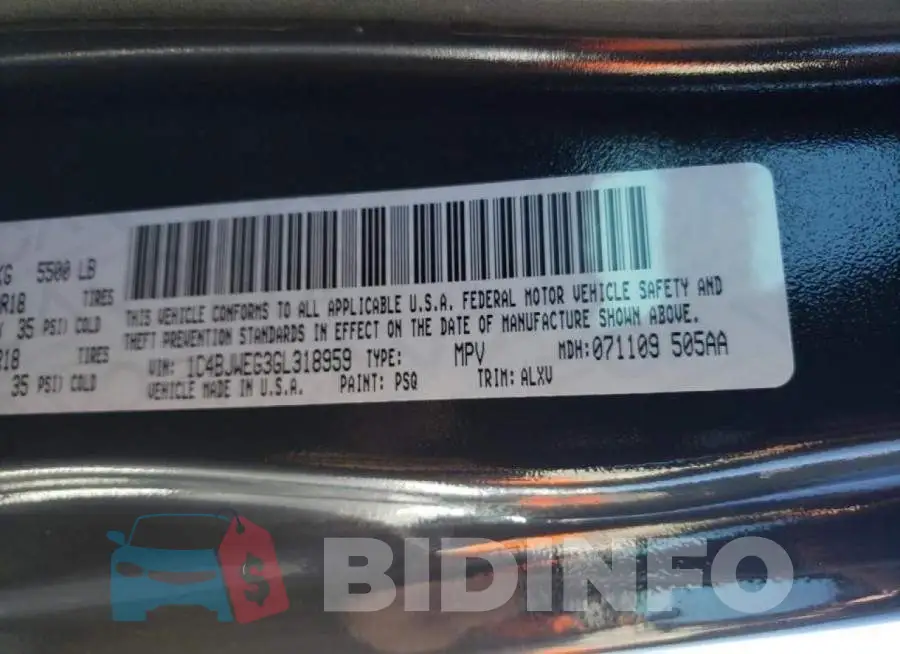 1C4BJWEG3GL318959 Photo# 10