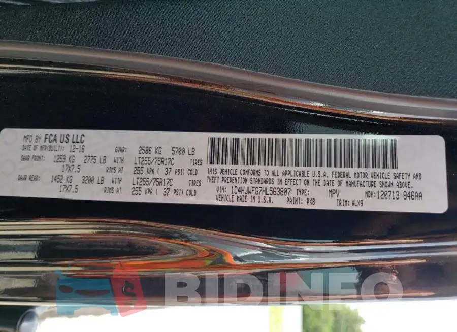 1C4HJWFG7HL563807 Photo# 10