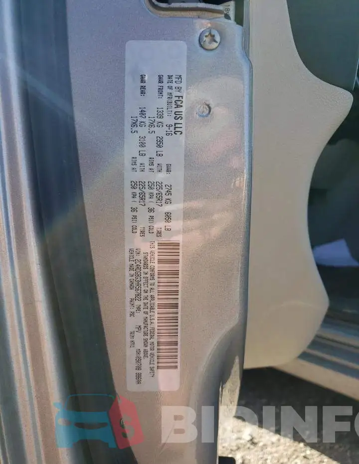 2C4RDGBG3HR567822 Photo# 10