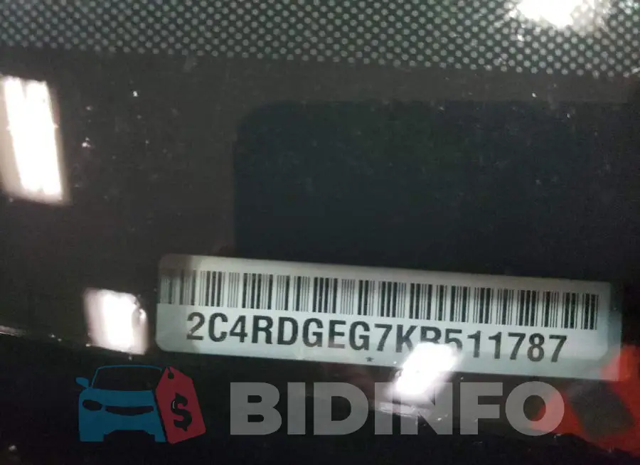 2C4RDGEG7KR511787 Photo# 10