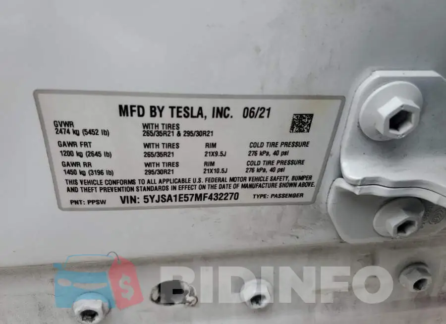 5YJSA1E57MF432270 Photo# 10