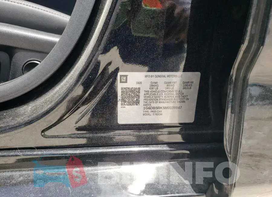 1G6DB5RK5M0109947 Photo# 10