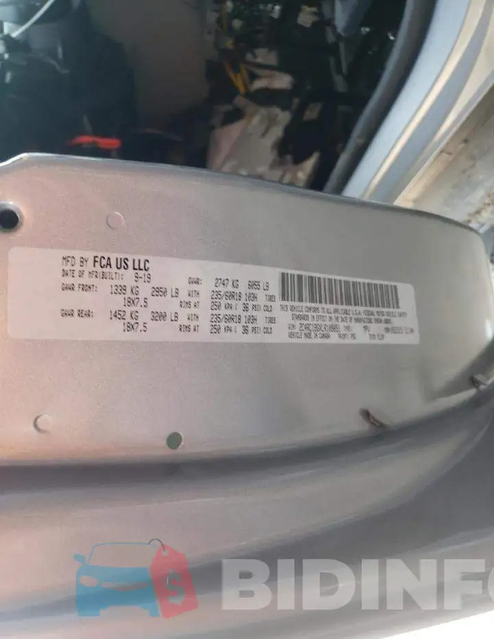2C4RC1BGXLR109851 Photo# 10