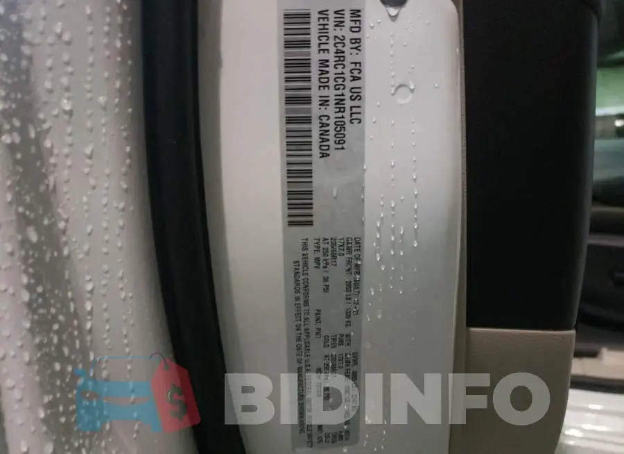 2C4RC1DG9MR526196 Photo# 10
